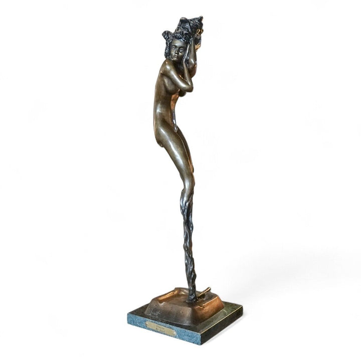 "Illusion" Bronze Sculpture / Ashtray inspired by Louis Icart