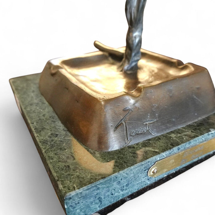 "Illusion" Bronze Sculpture / Ashtray inspired by Louis Icart