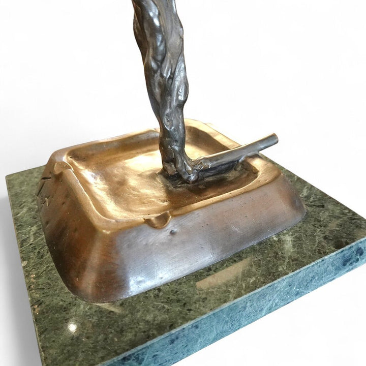 "Illusion" Bronze Sculpture / Ashtray inspired by Louis Icart