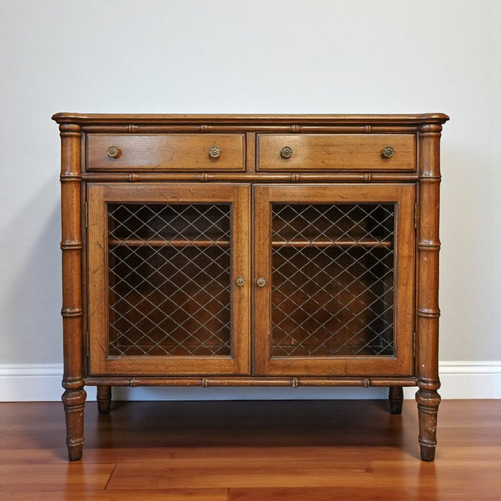 Coastal Style Mahogany Cabinet