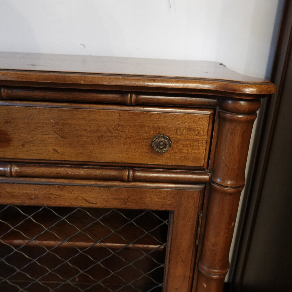 Coastal Style Mahogany Cabinet