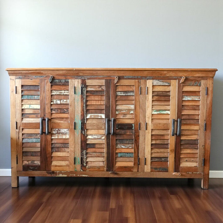 Orig Price $1600 Shuttered 6-Door Cabinet