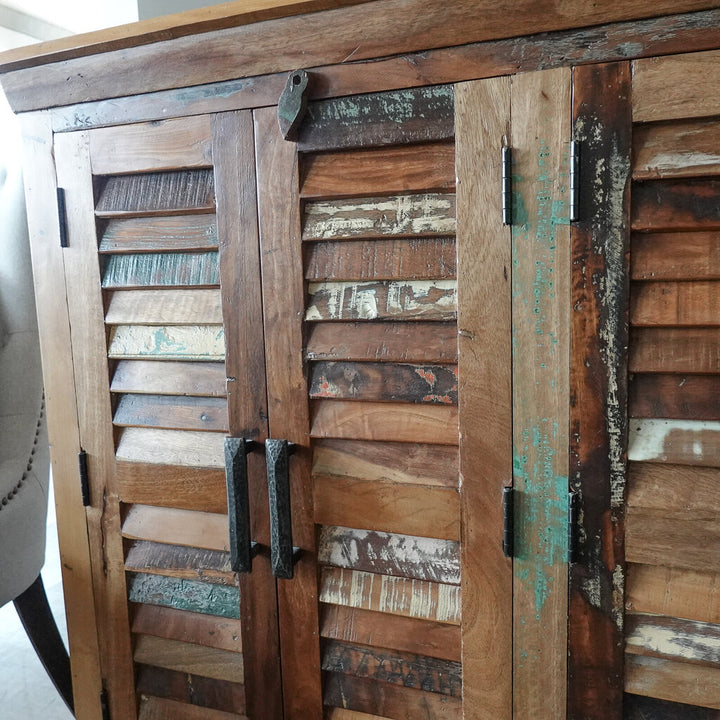 Orig Price $1600 Shuttered 6-Door Cabinet