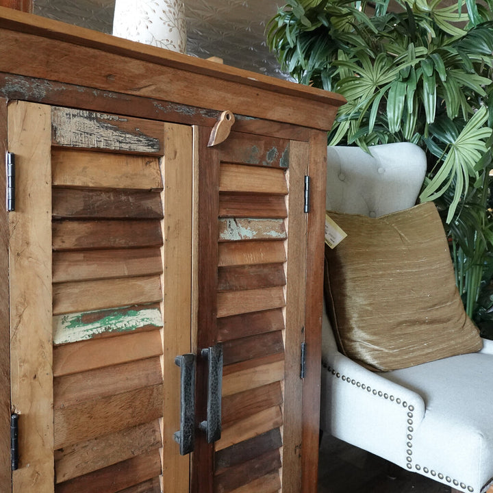 Orig Price $1600 Shuttered 6-Door Cabinet