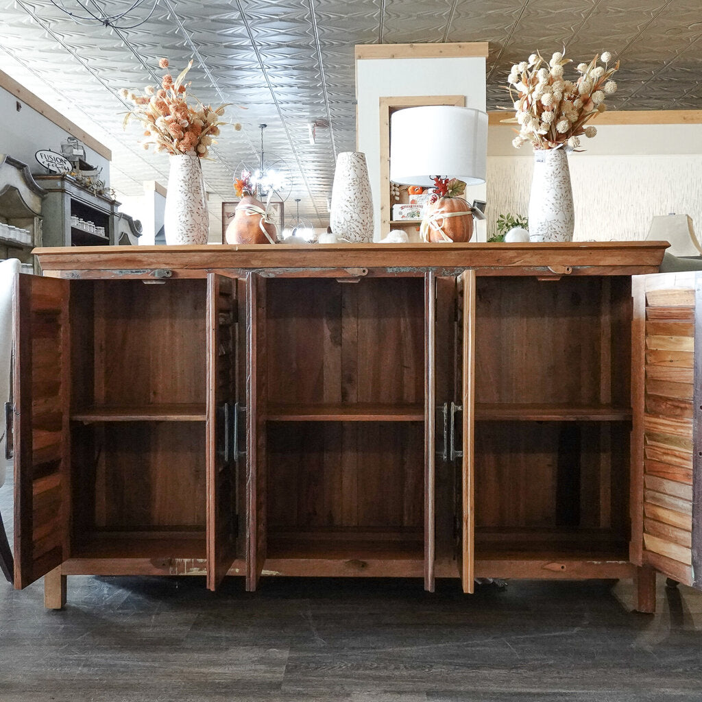 Orig Price $1600 Shuttered 6-Door Cabinet
