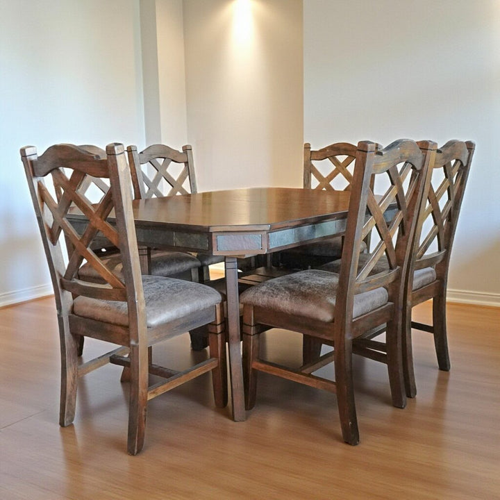 Orig Price $1640 - Dining Table with Butterfly Leaves and 6 Chairs