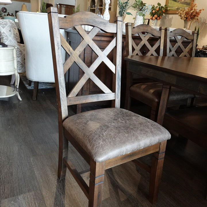 Orig Price $1640 - Dining Table with Butterfly Leaves and 6 Chairs