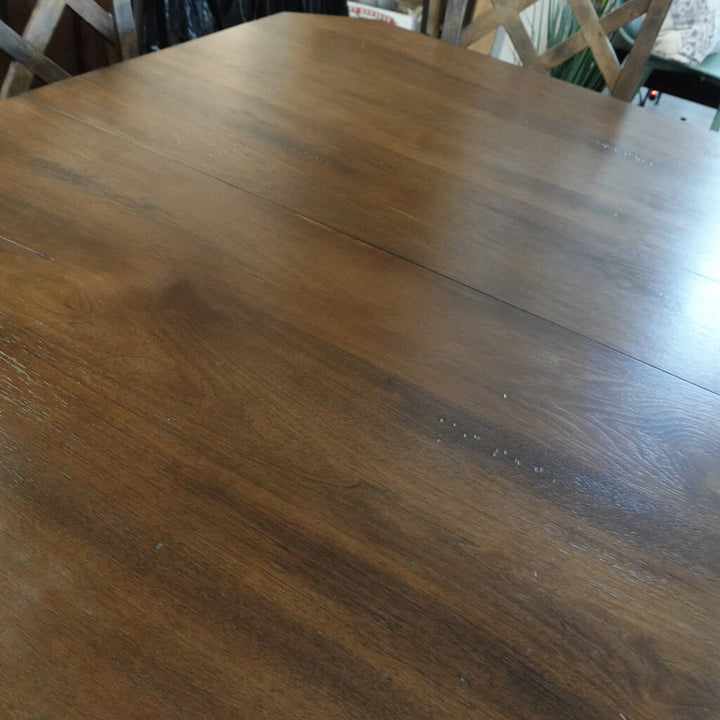 Orig Price $1640 - Dining Table with Butterfly Leaves and 6 Chairs