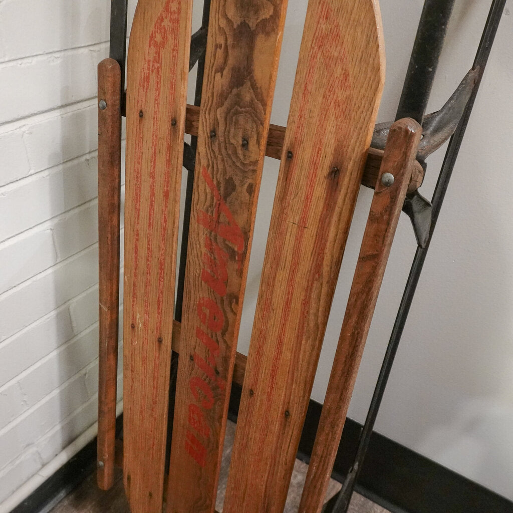 American Antique Wooden Sled