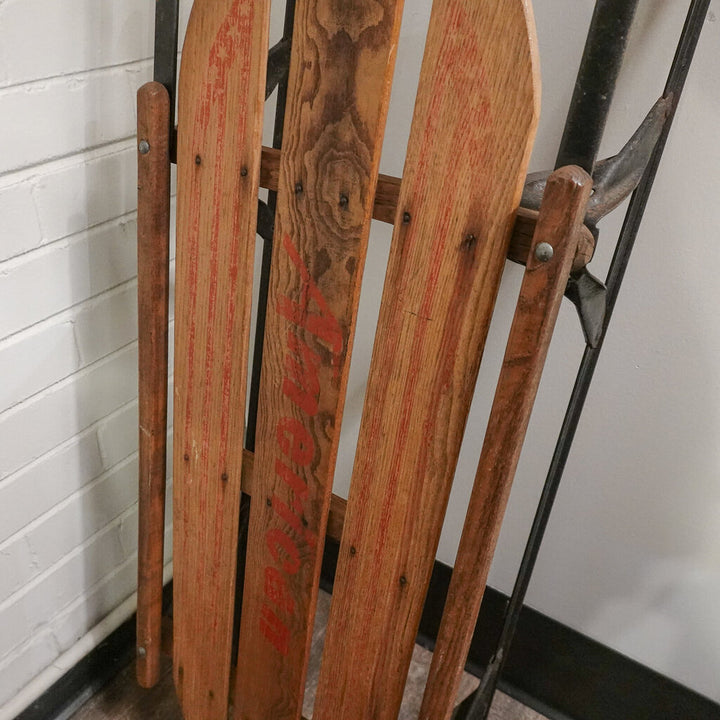 American Antique Wooden Sled