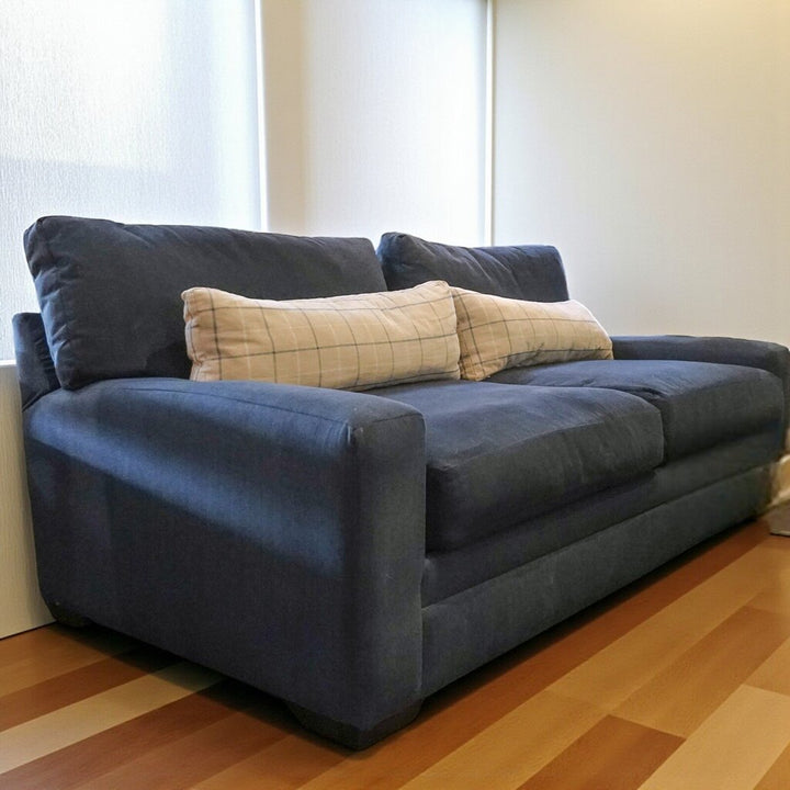 Orig Price $1500 - Custom Deep Seat Sofa with Lumbar Pillows