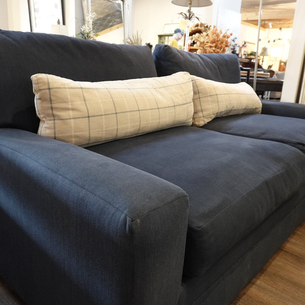 Orig Price $1500 - Custom Deep Seat Sofa with Lumbar Pillows
