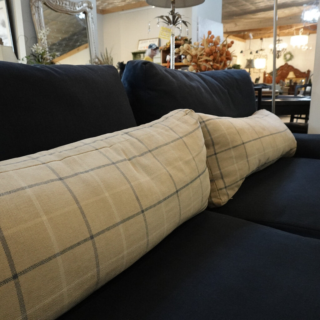 Orig Price $1500 - Custom Deep Seat Sofa with Lumbar Pillows