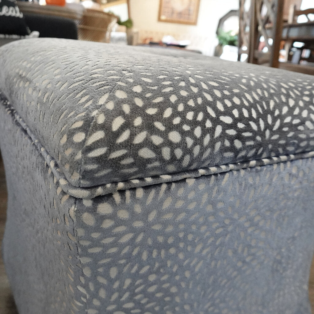 Orig Price $450 - Custom Storage Ottoman on Casters