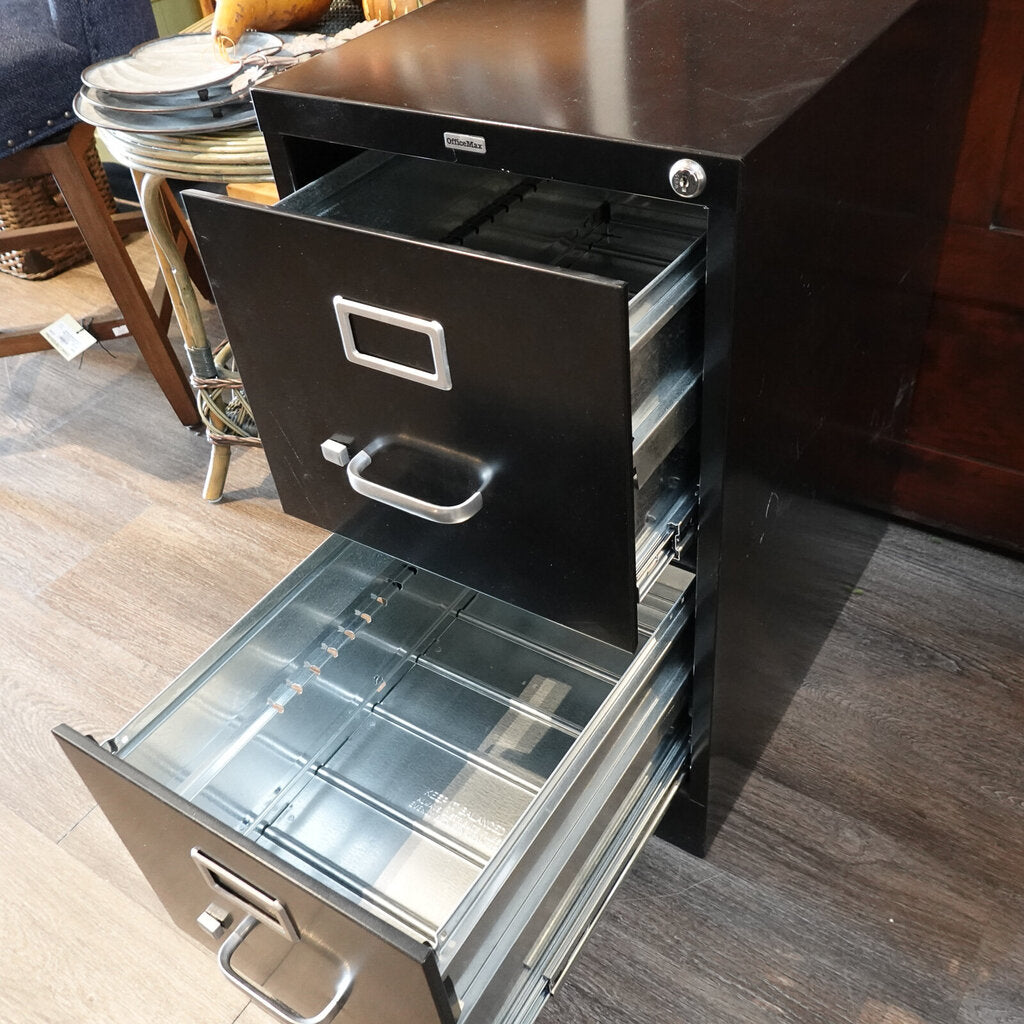 Orig Price $200 - 2 Drawer Metal File Cabinet