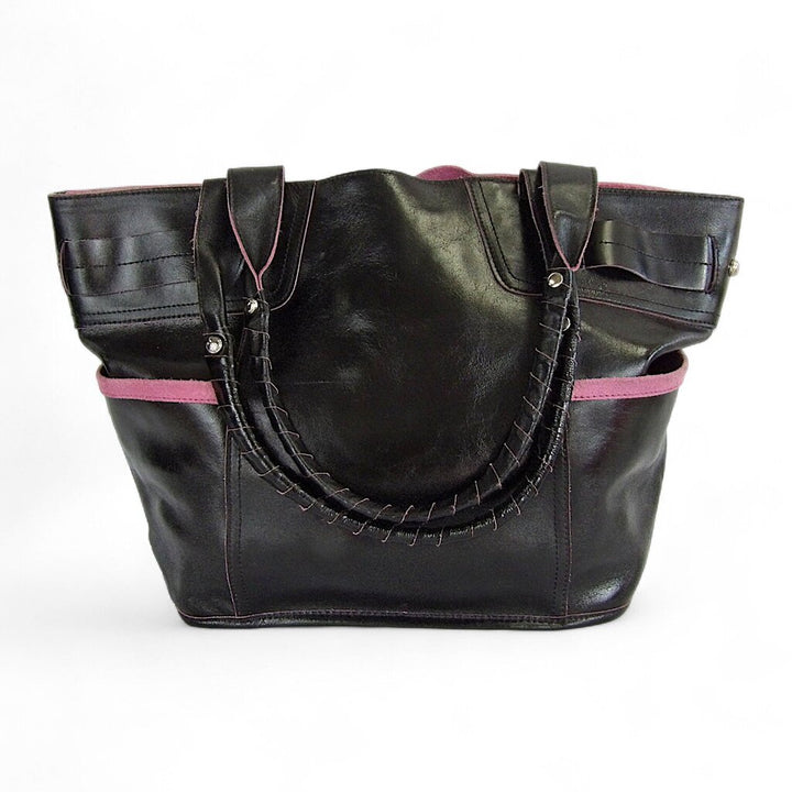 Burbank Leather Shoulder Tote Bag