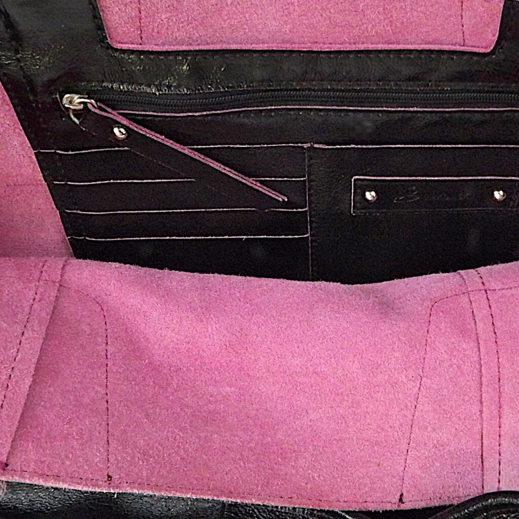 Burbank Leather Shoulder Tote Bag