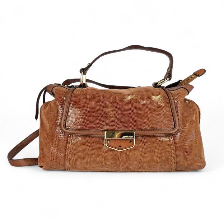 Lizard Leather Shoulder Bag
