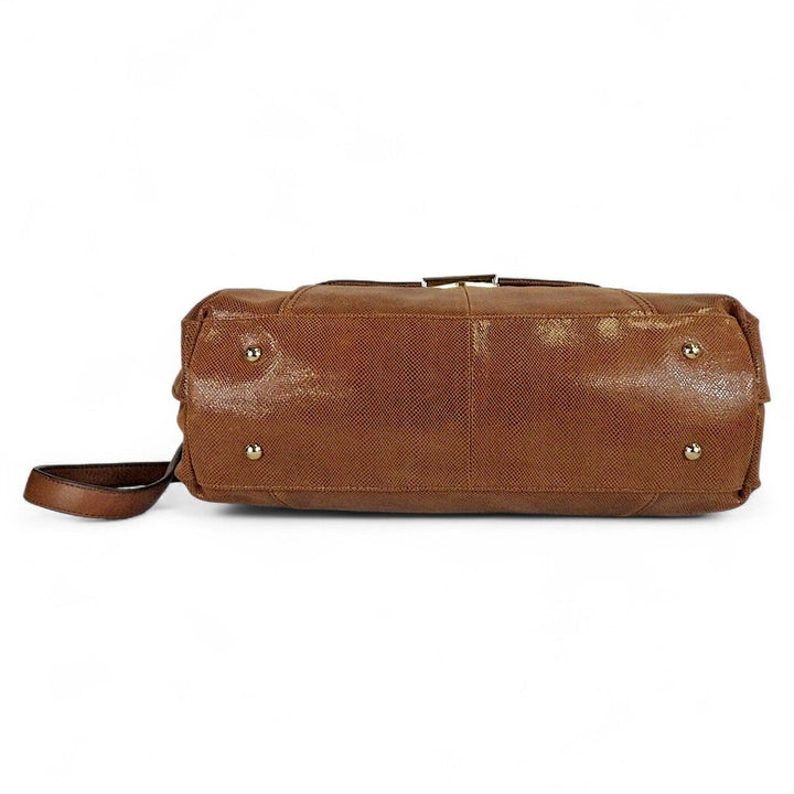 Lizard Leather Shoulder Bag