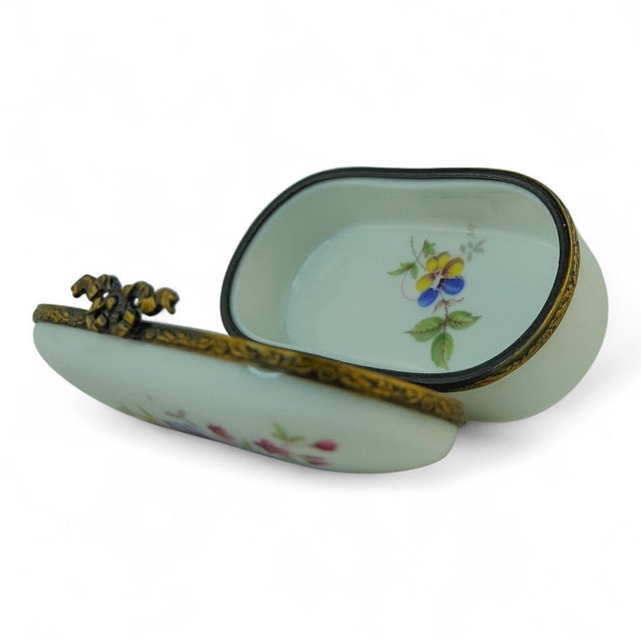 Vintage Floral Trinket Box