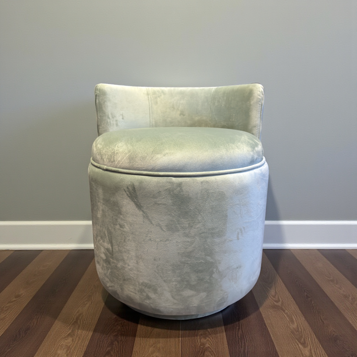 Orig. Price $300 - Small Swivel Vanity Chair with Storage