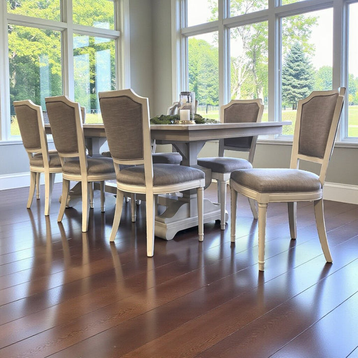 Orig Prce $8000 - Dining Table w/ 8 Chairs & 2 Leaves