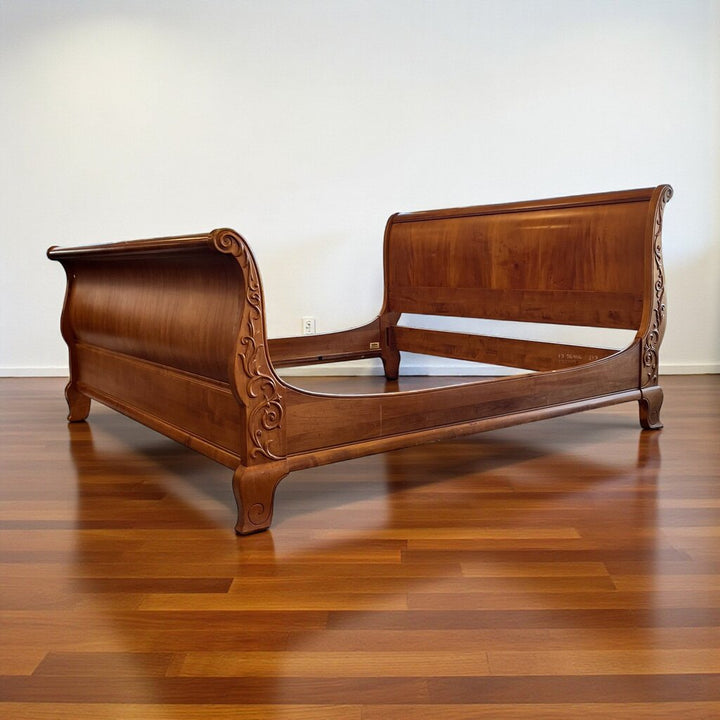 Orig Price $3000 - King Sleigh Bed