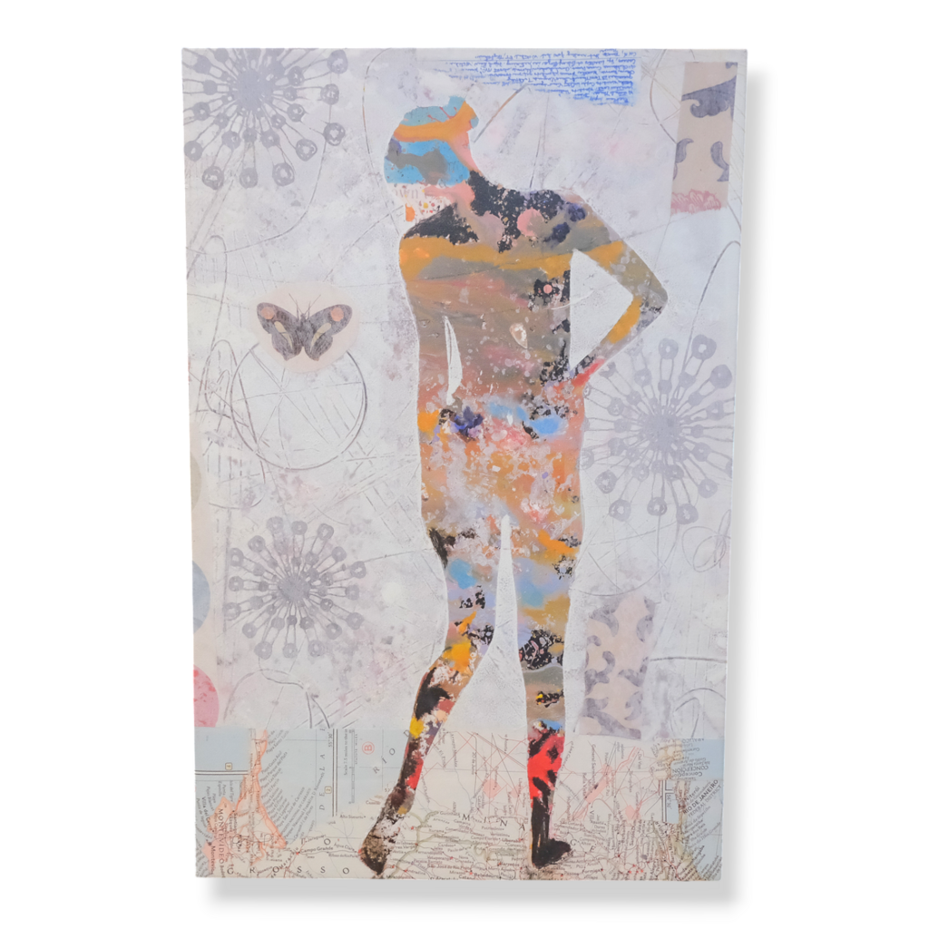 "East Meets West 111" Woman Canvas - Acosta's Home