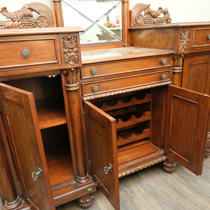 Orig Price $11,000 - Custom Antique Style Buffet Cabinet