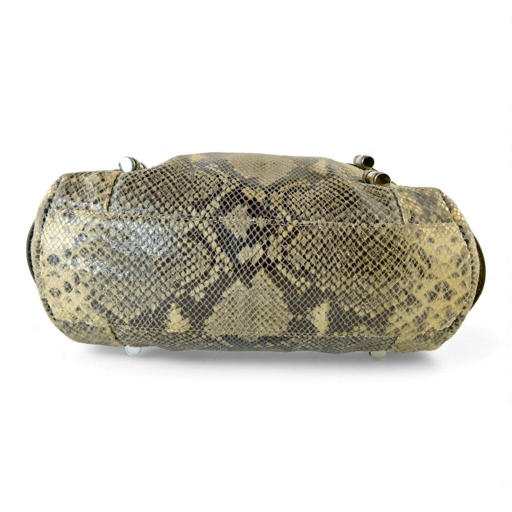 Leather Snake Skin Style Handbag