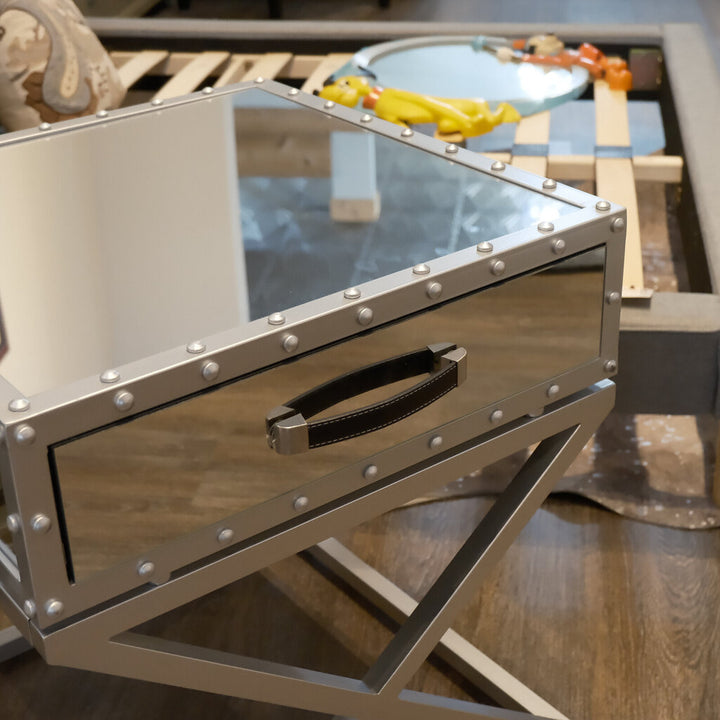 Orig Price $400 - Mirrored End Table