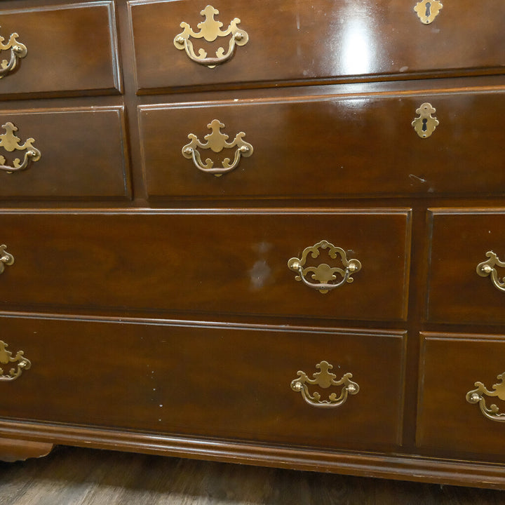 Dresser with Protective Glass Top