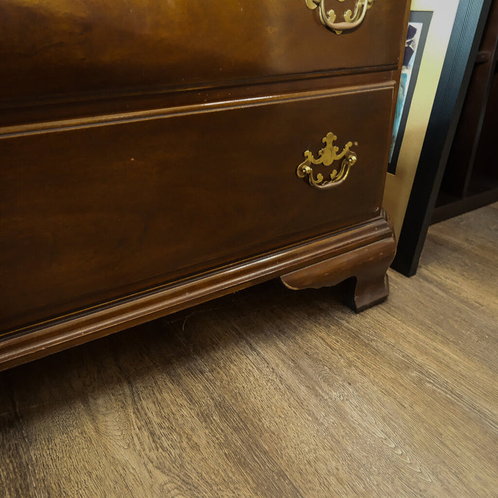 Dresser with Protective Glass Top