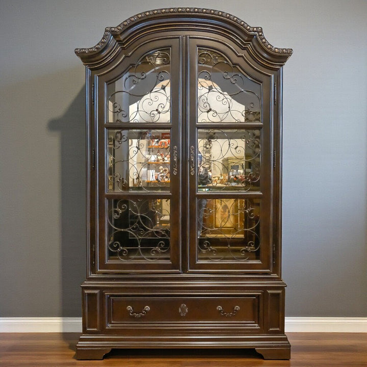 Orig Price $4000 - Castella Valencia Lighted Display Cabinet