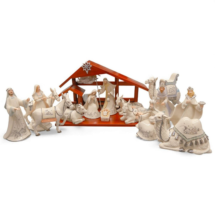 20 Piece Nativity Set - Silver Blessings