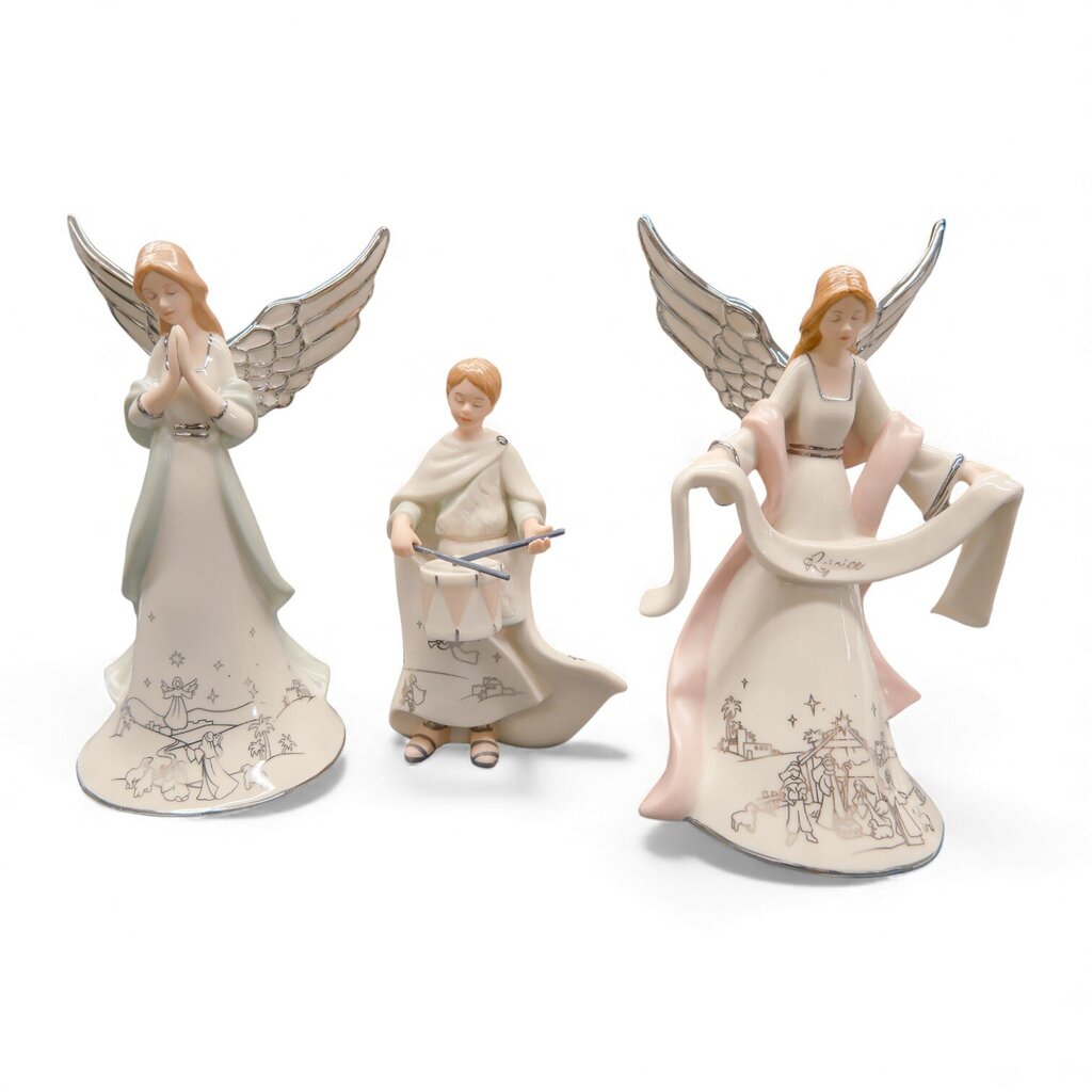 20 Piece Nativity Set - Silver Blessings