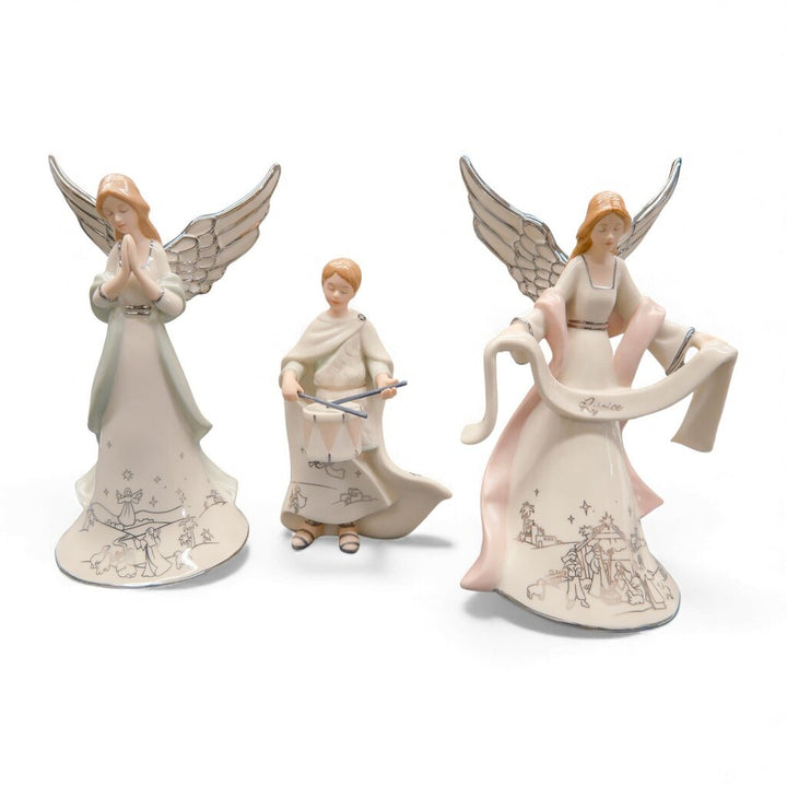 20 Piece Nativity Set - Silver Blessings