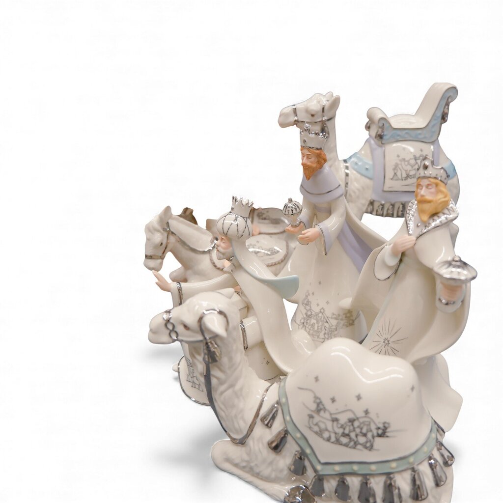 20 Piece Nativity Set - Silver Blessings