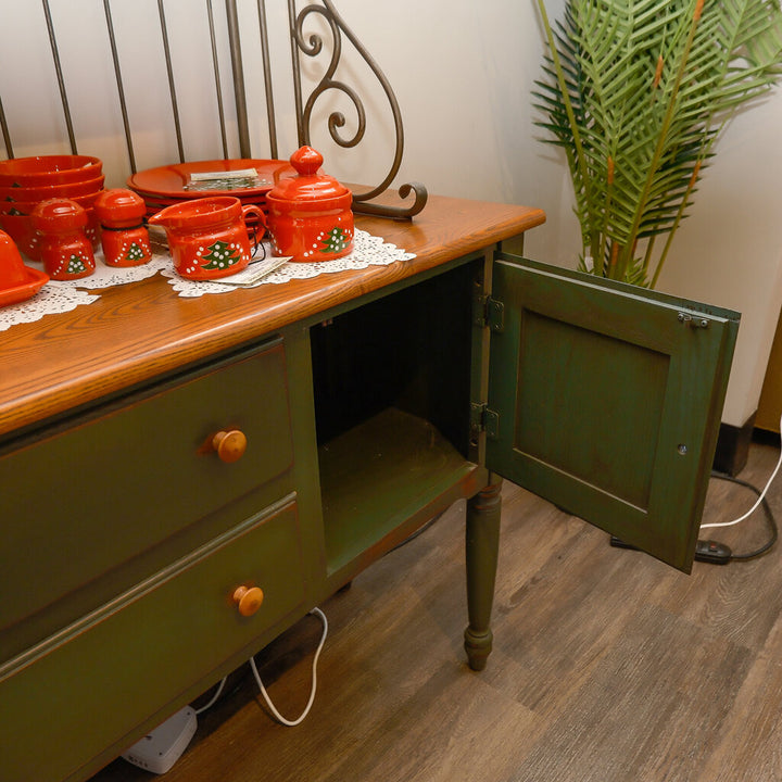 Console Table with Hutch