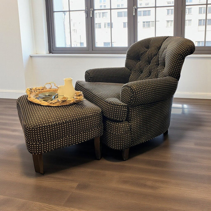 Orig Price $1000 - Club Chair w/ Ottoman