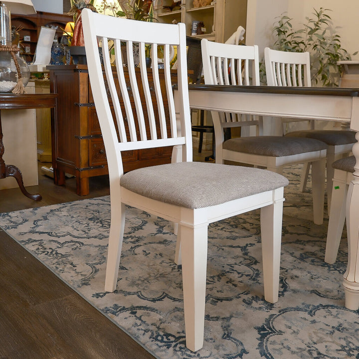 Orig Price $2114 - Dining Table with 2 Leaves and 6 Chairs