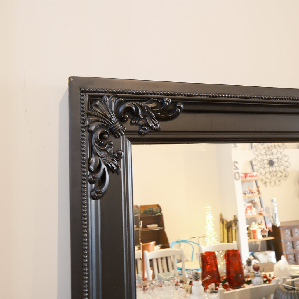Large Ornate Frame Leaner Mirror
