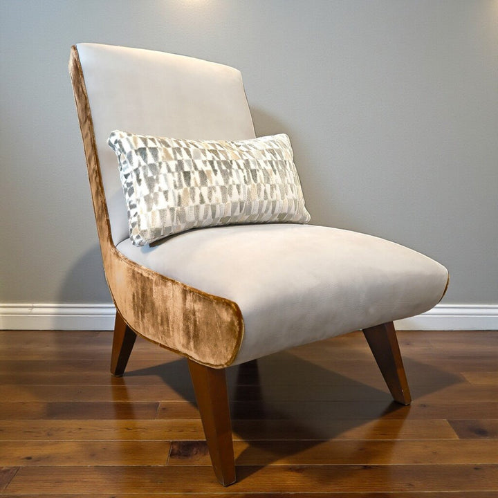Orig Price $1500 - Custom Accent Chair with Lumbar Pillow