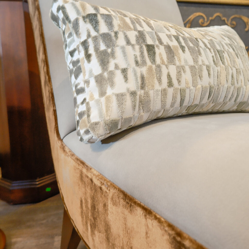 Orig Price $1500 - Custom Accent Chair with Lumbar Pillow