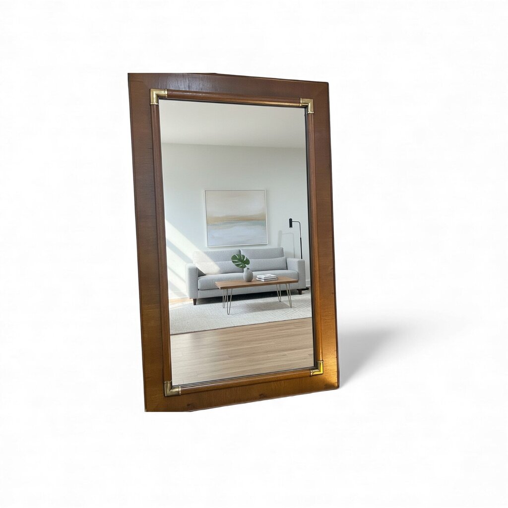 Wood Frame Mirror - Acosta's Home