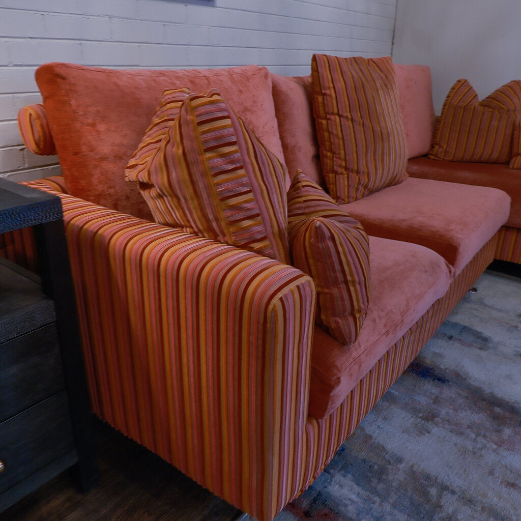 Designer Velvet Sectional