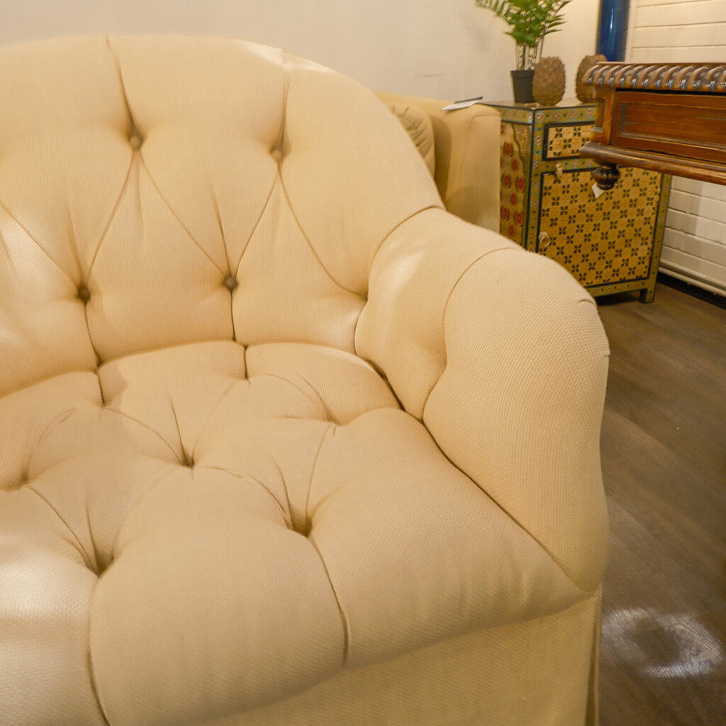 Vintage Tufted Accent Chair