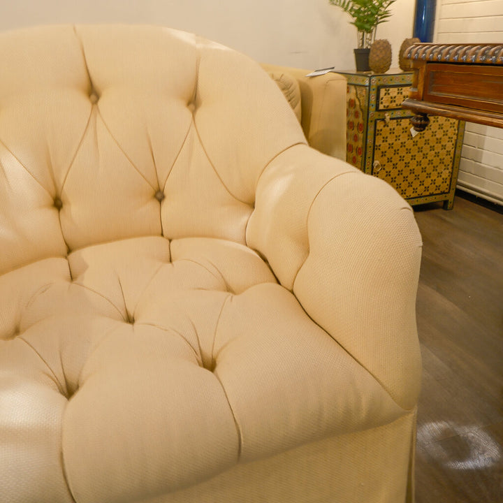 Vintage Tufted Accent Chair