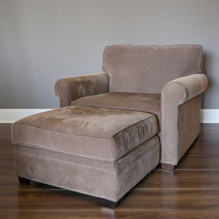 Orig. Price $1200 - Oversized Chair with Ottoman