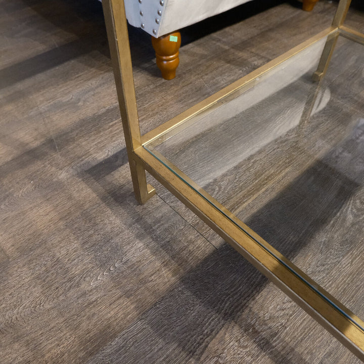 Orig Price $525 - Glass Top End Table